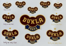 Stickers logo Dukla 