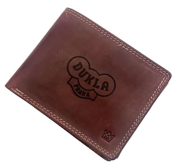 Leather Wallet -  Burgundy