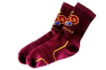 Ponožky bordó Dukla