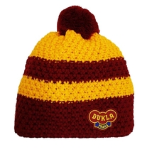Knitted Winter Beanie With Stripes