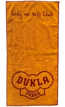 Ručník žlutý s logem Dukla