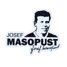 Sticker portrait of Josef Masopust