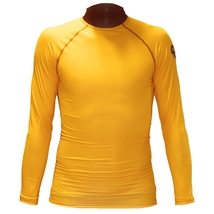 Youth Compression Shirt With Long Sleeves - Yellow