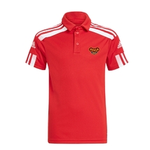Adult red polo t-shirt Adidas