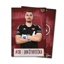 Card with a signature - Jan Čtvrtečka